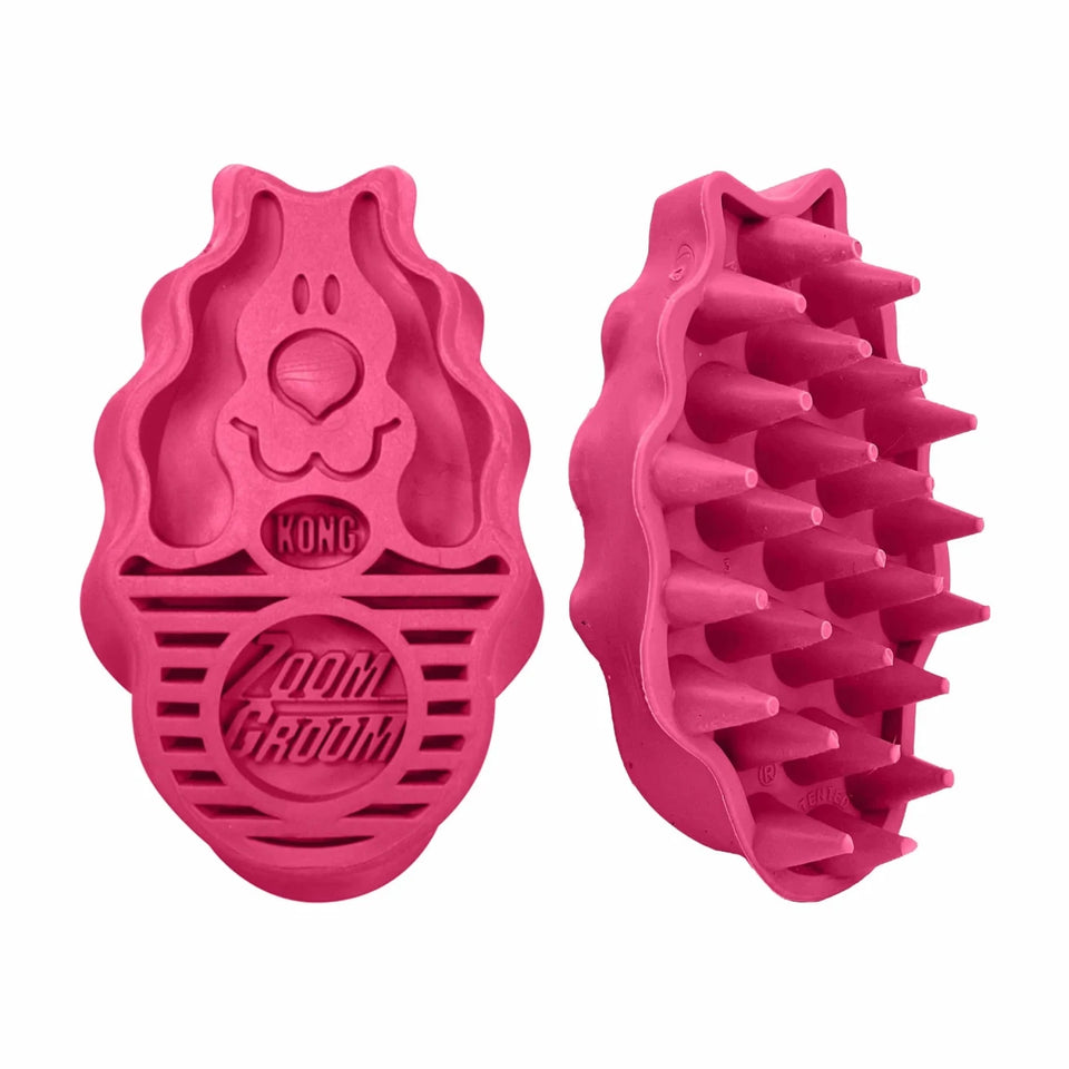 KONG ZoomGroom Raspberry Brush Large - Pets Perfect