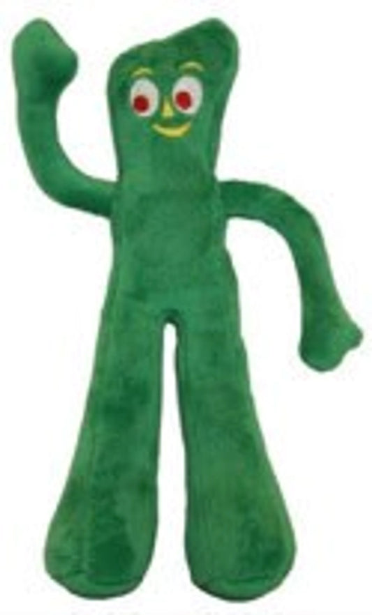 Multipet Gumby - 9" Classic Plush Squeaky Dog Toy