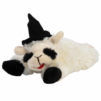 Multipet Halloween Lamb Chop 6.5 with Black Hat & Paws - Pets Perfect