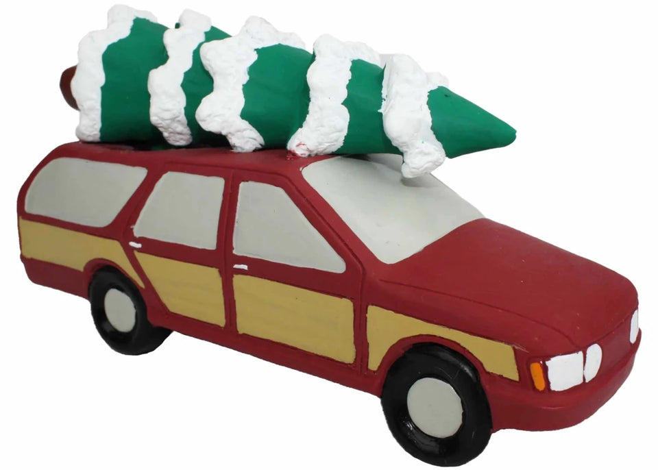 Multipet Station Wagon with Christmas Tree 7.5" - Pets Perfect