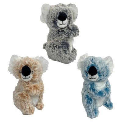Multipet Minipet Koala Plush Pet Dog Toy Assorted 5" - Pets Perfect