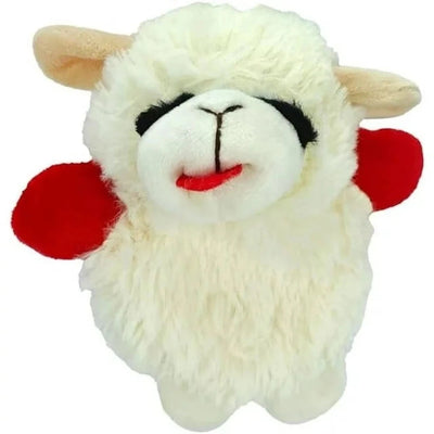 Multipet Mini Lamb Chop Crinkle Plush Dog Toy 6" - Pets Perfect