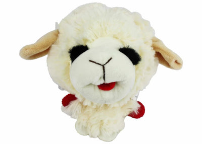 Multipet Lamb Chop Knobby Noggins Plush Dog Toy 5" - Pets Perfect