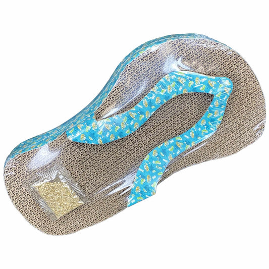 Multipet Margaritaville(R) Flip Flop Cat Scratcher 16" - Pets Perfect