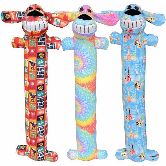 Multipet Margaritaville(R) Loofa Dog(R) Plush Dog Toy Assorted 12" - Pets Perfect
