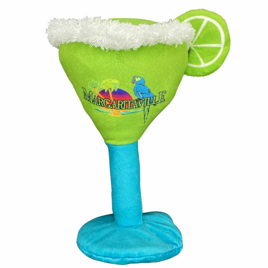 Multipet Margaritaville(R) Margarita Glass Plush Dog Toy 8" - Pets Perfect