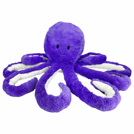 Multipet Jumbo Sea Creatures Octopus Plush Dog Toy 24" - Pets Perfect
