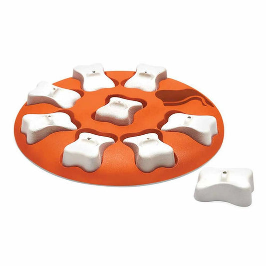 Nina Ottosson Dog Smart Interactive Treat Dog Puzzle Toy Orange Level 1 - Pets Perfect