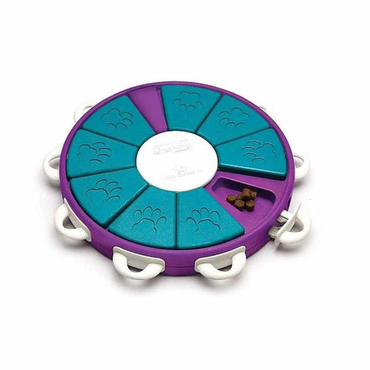 Nina Ottosson Dog Twister Interactive Treat Dog Puzzle Toy Purple Level 3 - Pets Perfect