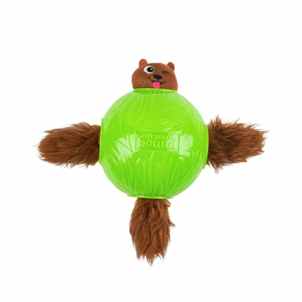 Nina Ottosson Snuffle N' Treat Ball TNT Dog Puzzle Dog Toy Green Small - Pets Perfect