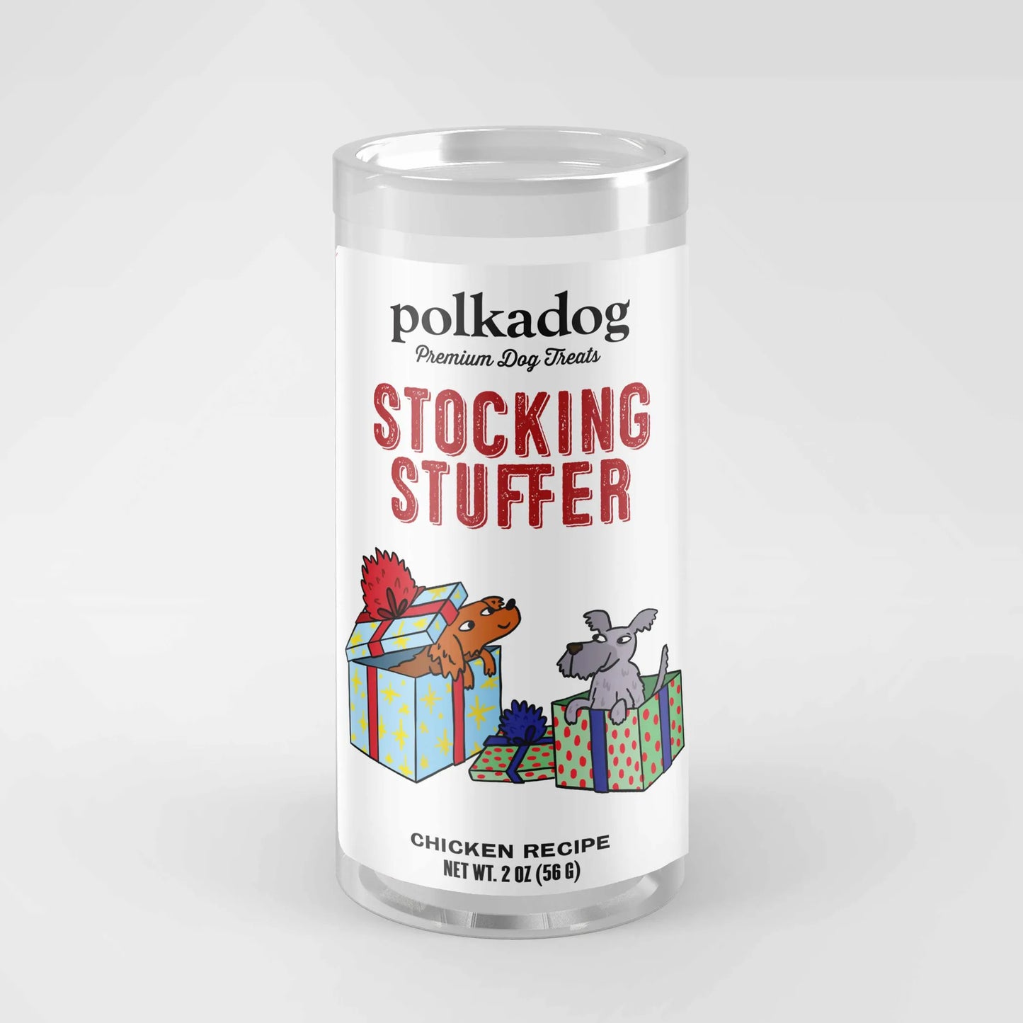 Polkadog Chicken Little Bits - Freeze-Dried All-Natural Training Treats for Dogs (2oz Mini Tube).