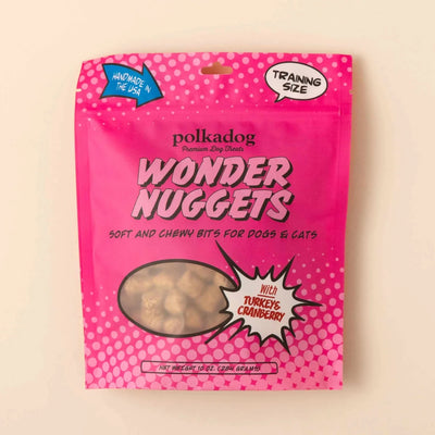 Polkadog Wonder Nuggets Training Bits Turkey & Cranberry Soft & Chewy Dog and Cat Dog Treats - Pets Perfect