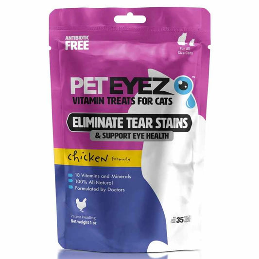 Pet Eyez Vitamin Treats for Cats Chicken Formula 1oz - Pets Perfect