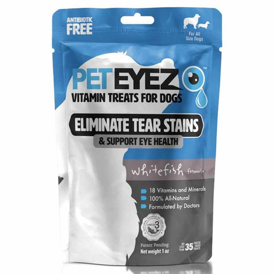 Pet Eyez Vitamin Treats for Dogs Whitefish Formula 1oz - Pets Perfect