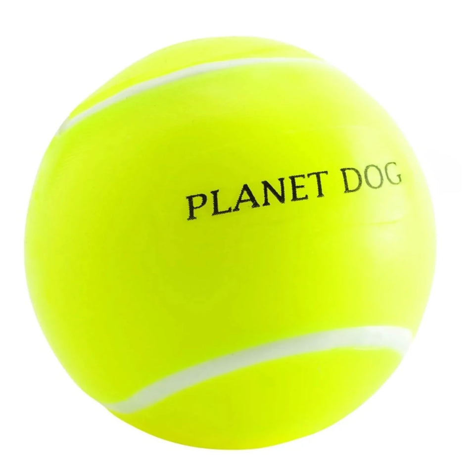 Planet Dog Orbee-Tuff Tennis Ball Treat-Dispensing Dog Chew Toy Yellow - Pets Perfect