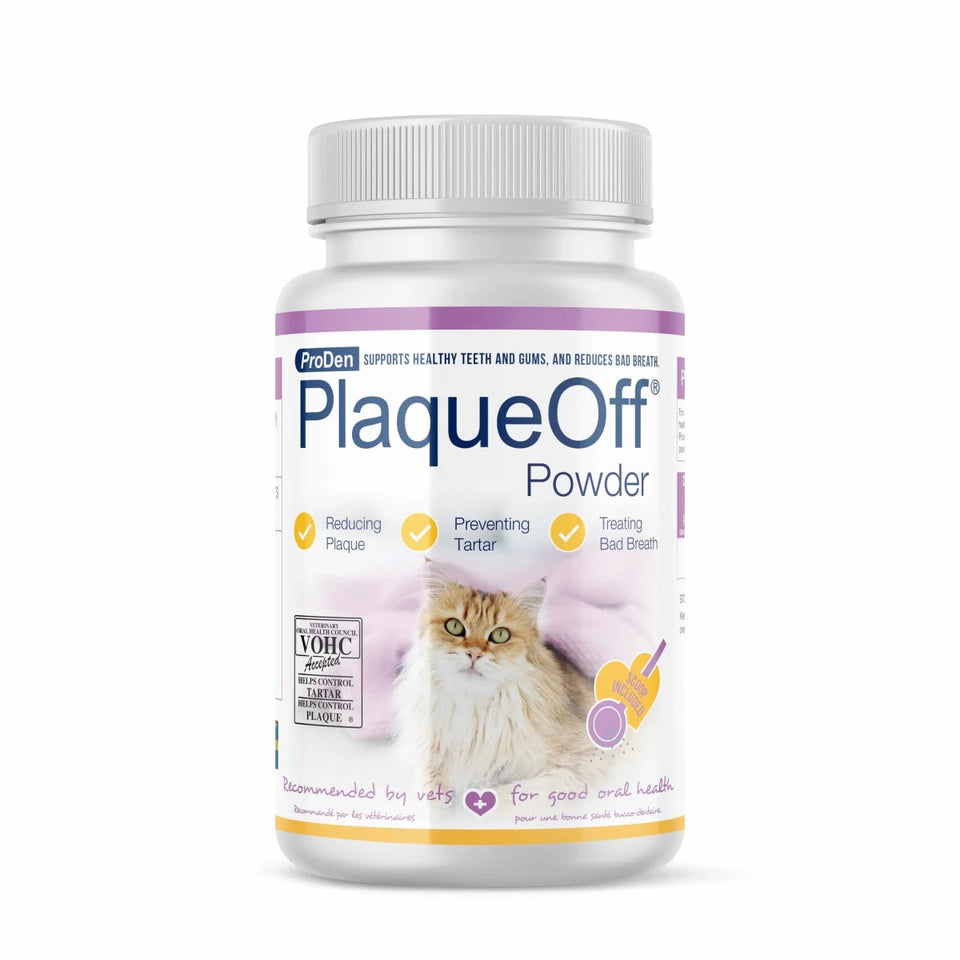 PlaqueOff Powder 40 g Bottle For Cats - Pets Perfect