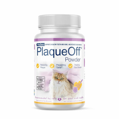 PlaqueOff Powder 40 g Bottle For Cats - Pets Perfect