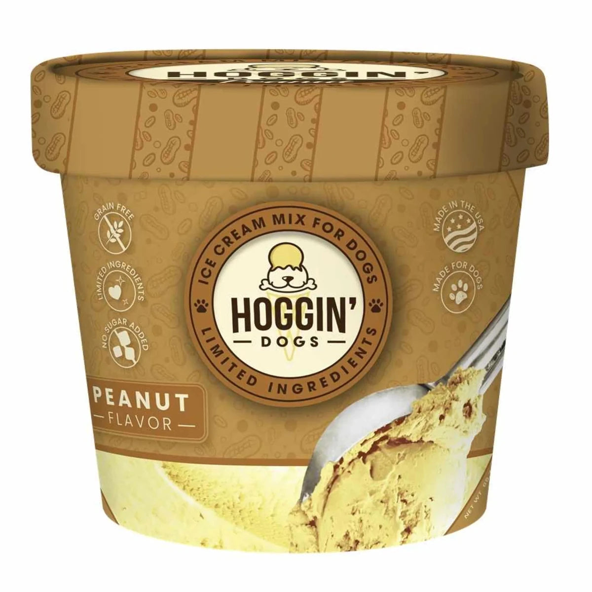 Puppy Cake Hoggin Dogs Ice Cream Mix Cup Peanut Cup Small 2.32 oz - Pets Perfect
