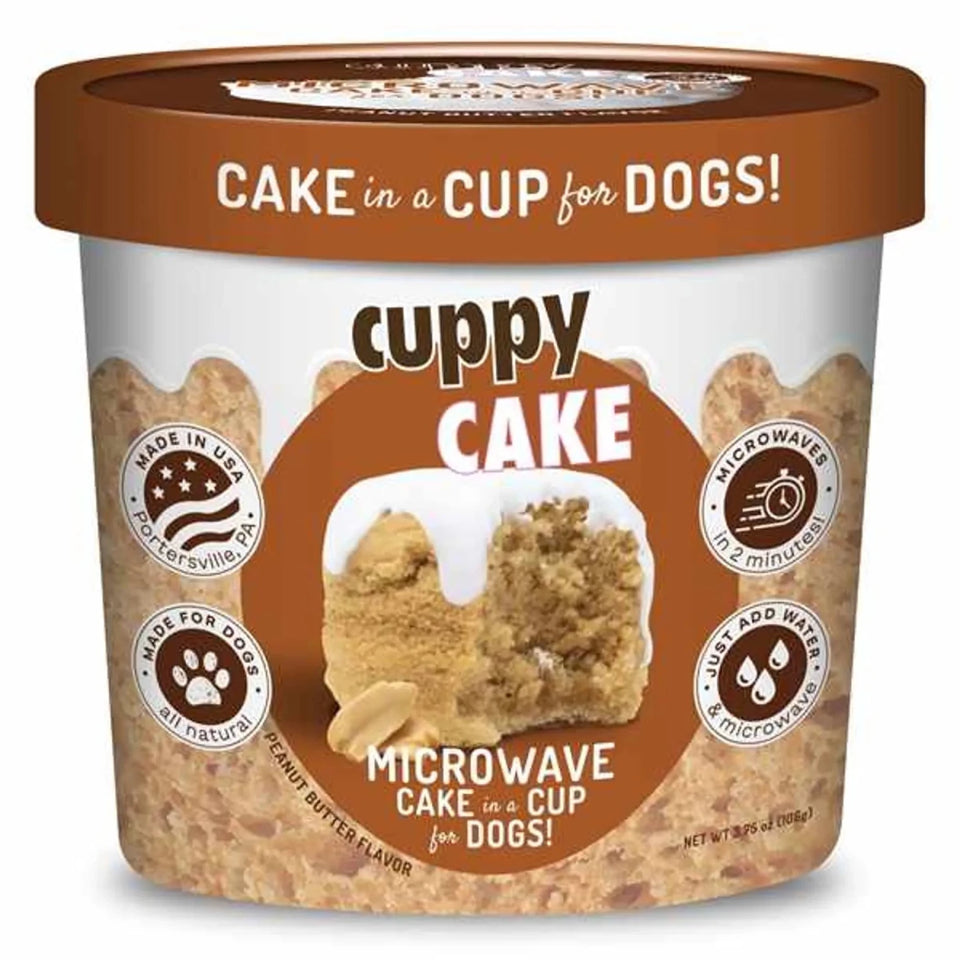 Puppy Cake Cuppy Cake Peanut Butter Flavor 4 oz - Pets Perfect