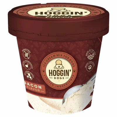Puppy Cake Hoggin' Dogs Ice Cream Mix Bacon Pint Large 4.65 oz - Pets Perfect