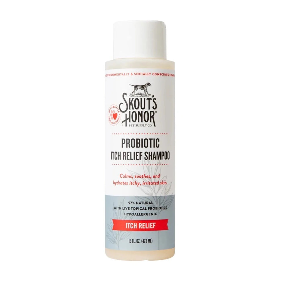 Skout's Honor Probiotic Pet Shampoo + Conditioner Itch Relief 16 oz - Pets Perfect