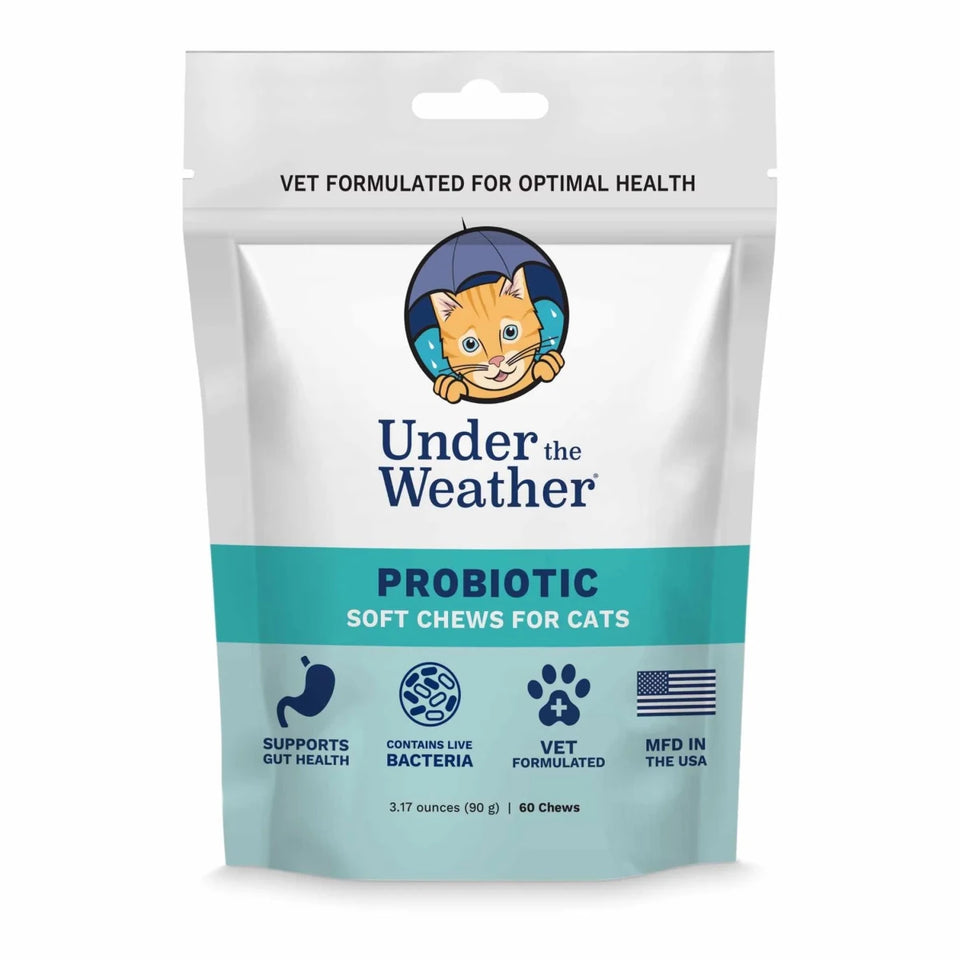 Under the Weather Cat Probiotic Chews 60 ct - Pets Perfect