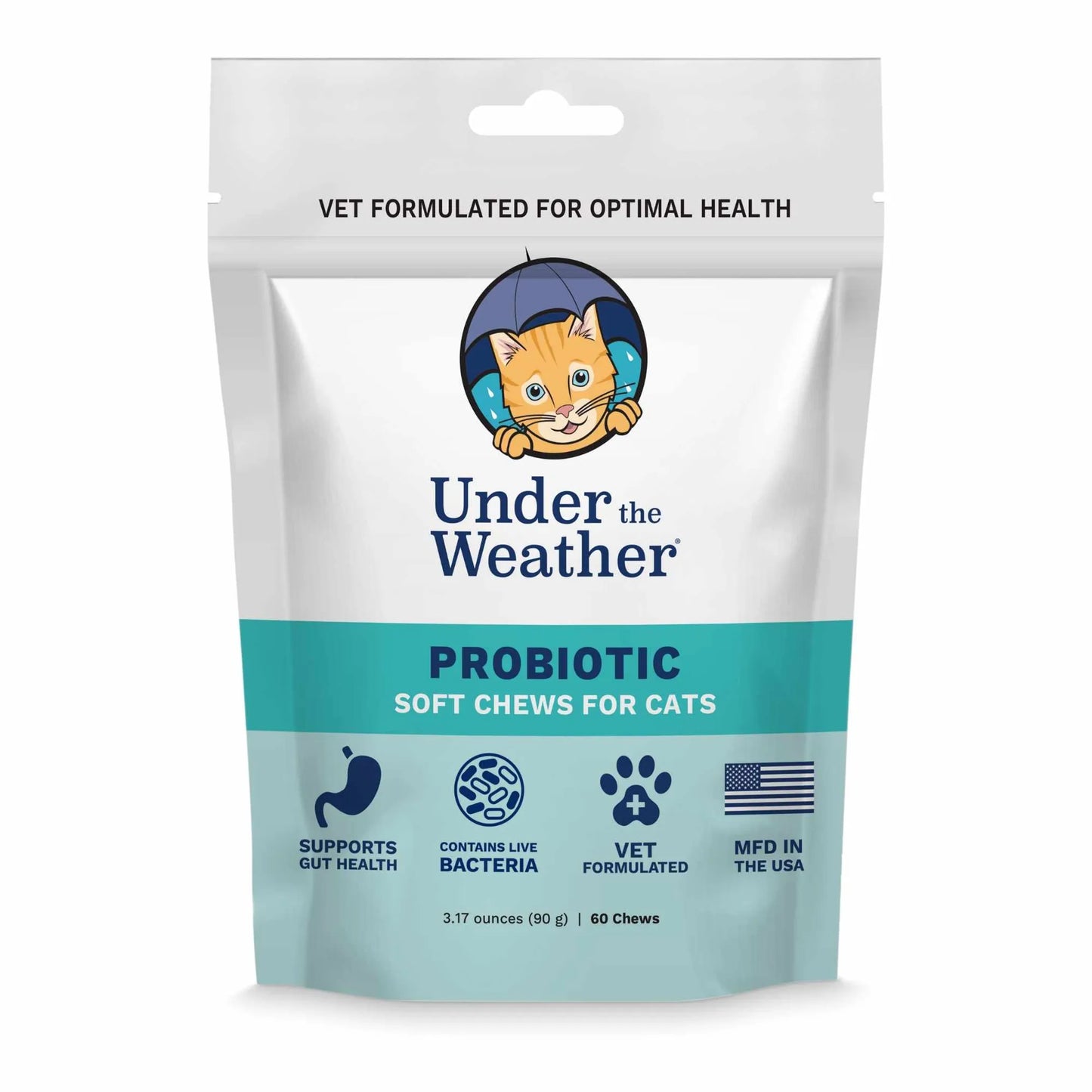 Under the Weather Cat Probiotic Chews 60 ct. - Pets Perfect