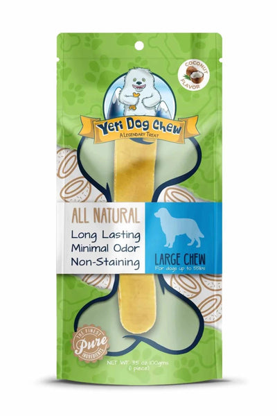 Yeti Dog Chews Coconut Large Chews 1 piece 3.5 oz - Pets Perfect
