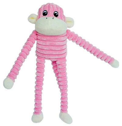 ZippyPaws Spencer Crinkle Monkey Pink Small - Pets Perfect