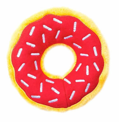 ZippyPaws Donutz Cherry Plush Dog Toy - Pets Perfect