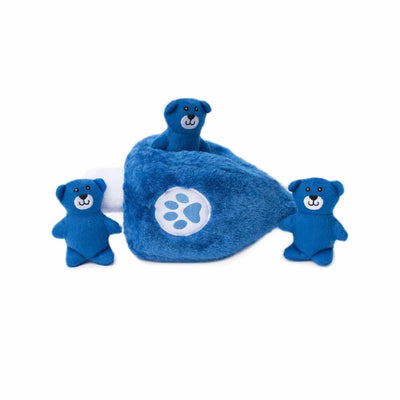 ZippyPaws Hanukkah Burrow Dreidel Plush Dog Toy - Pets Perfect