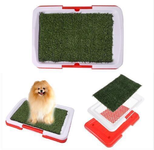 3 - Tier Pet Potty Training Pad: The Ultimate Indoor Grass Toilet For Dogs - Pets Perfect
