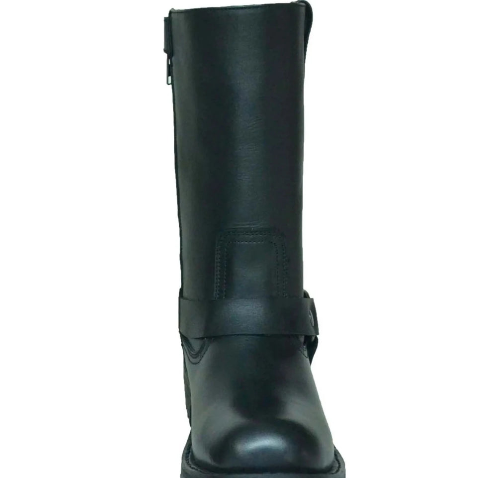 Ladies Motorcycle Biker Leather Boots, view 17