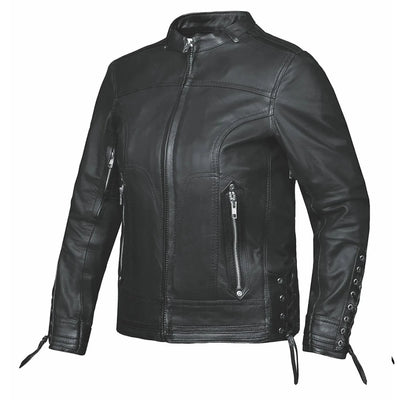 6801.PL - Ladies Ultra Leather Jacket, Black