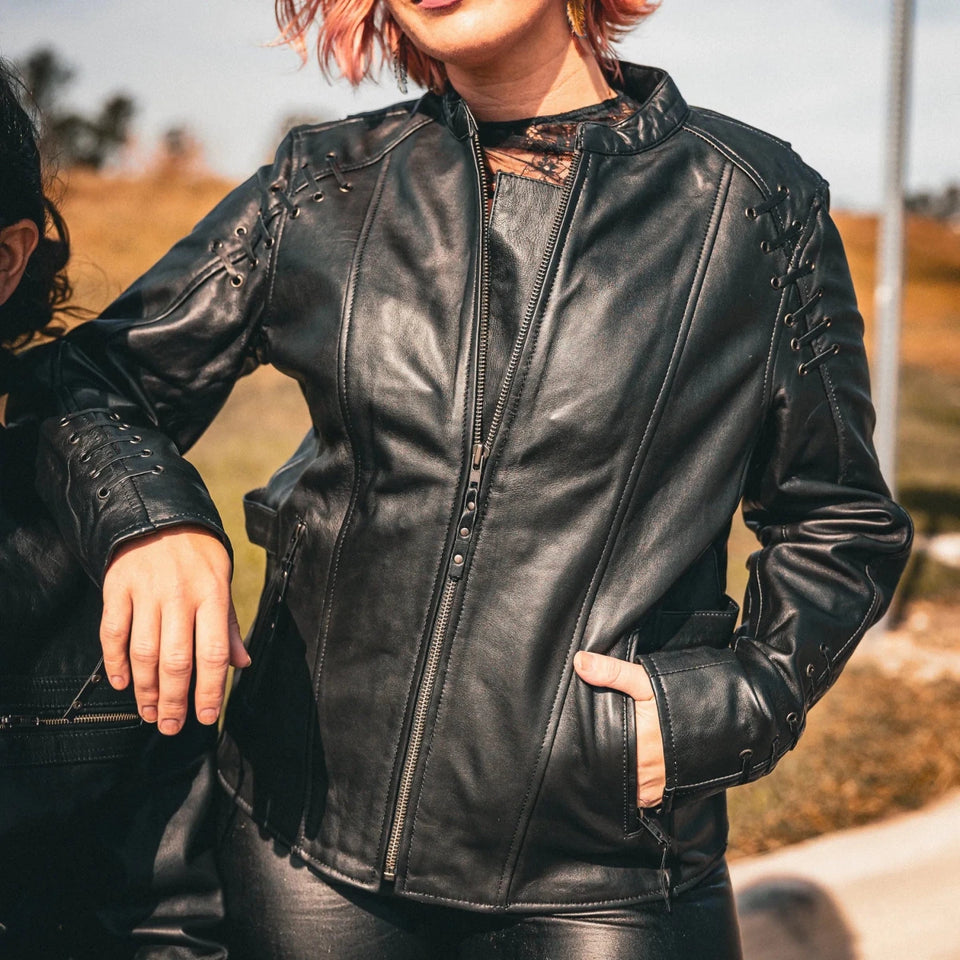 6829.00 - Ladies Premium Leather Jacket, view 13