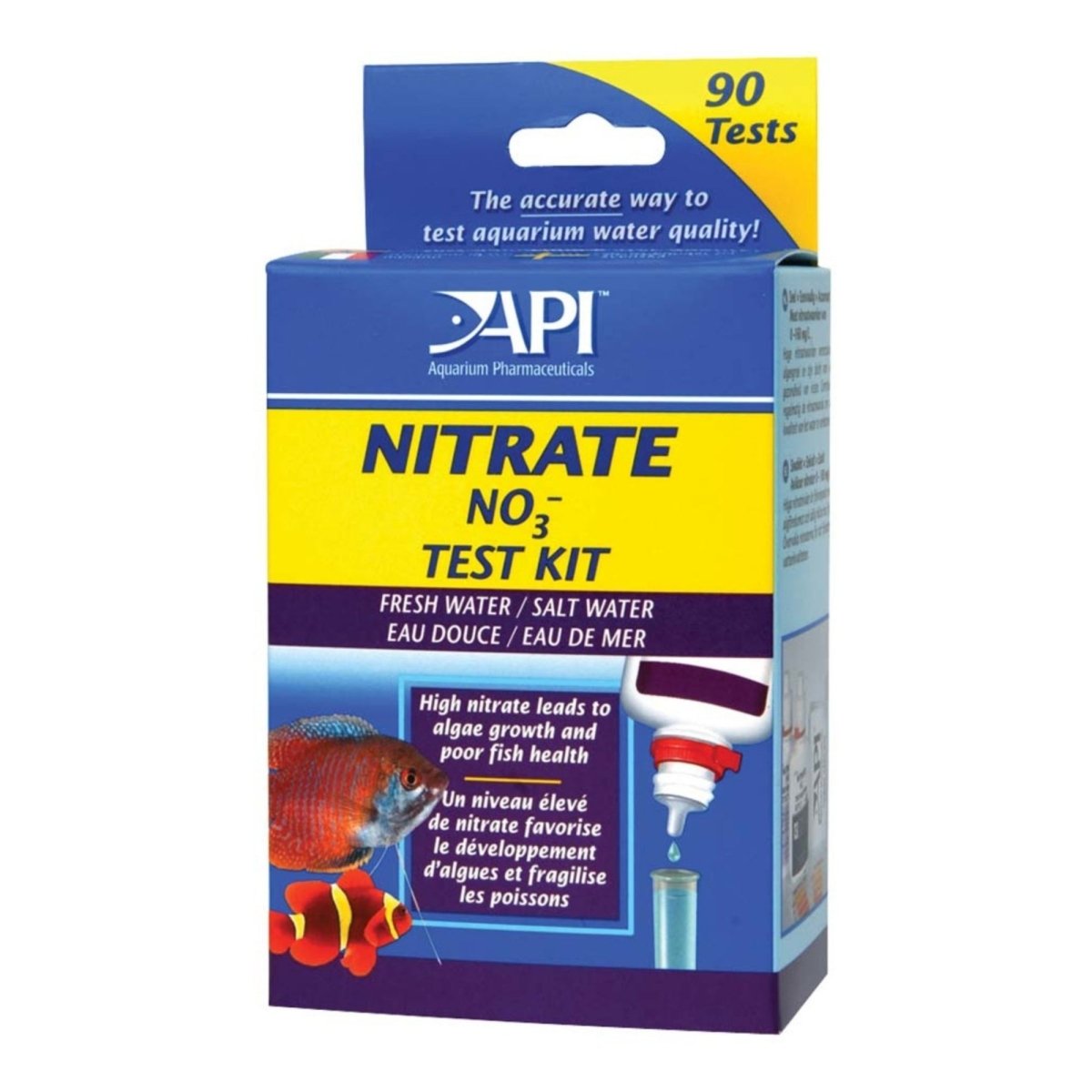 API Nitrate Test Kit for Freshwater and Saltwater Aquarium 1ea - Pets Perfect