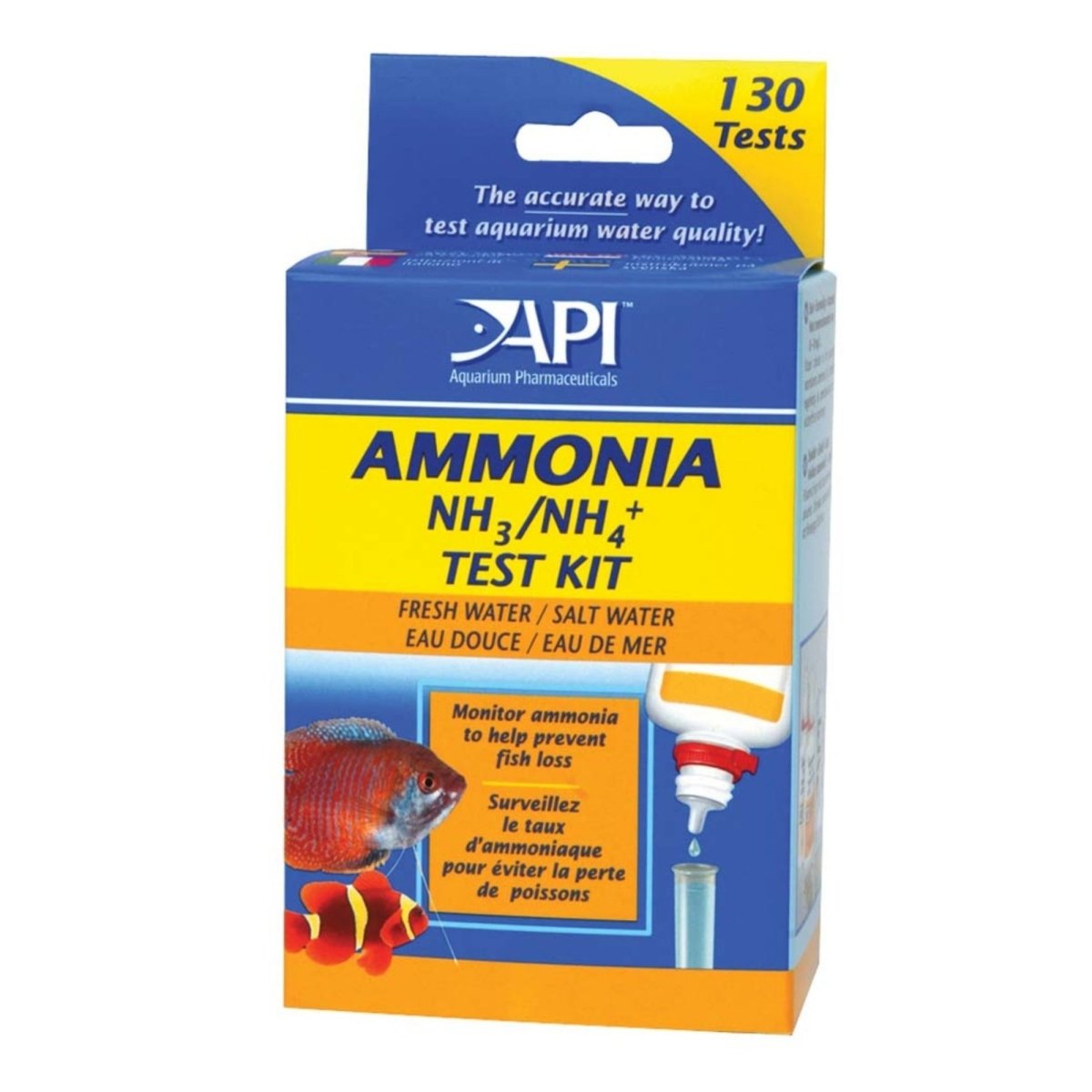 API Ammonia Test Kit for Freshwater and Saltwater Aquarium 1ea - Pets Perfect