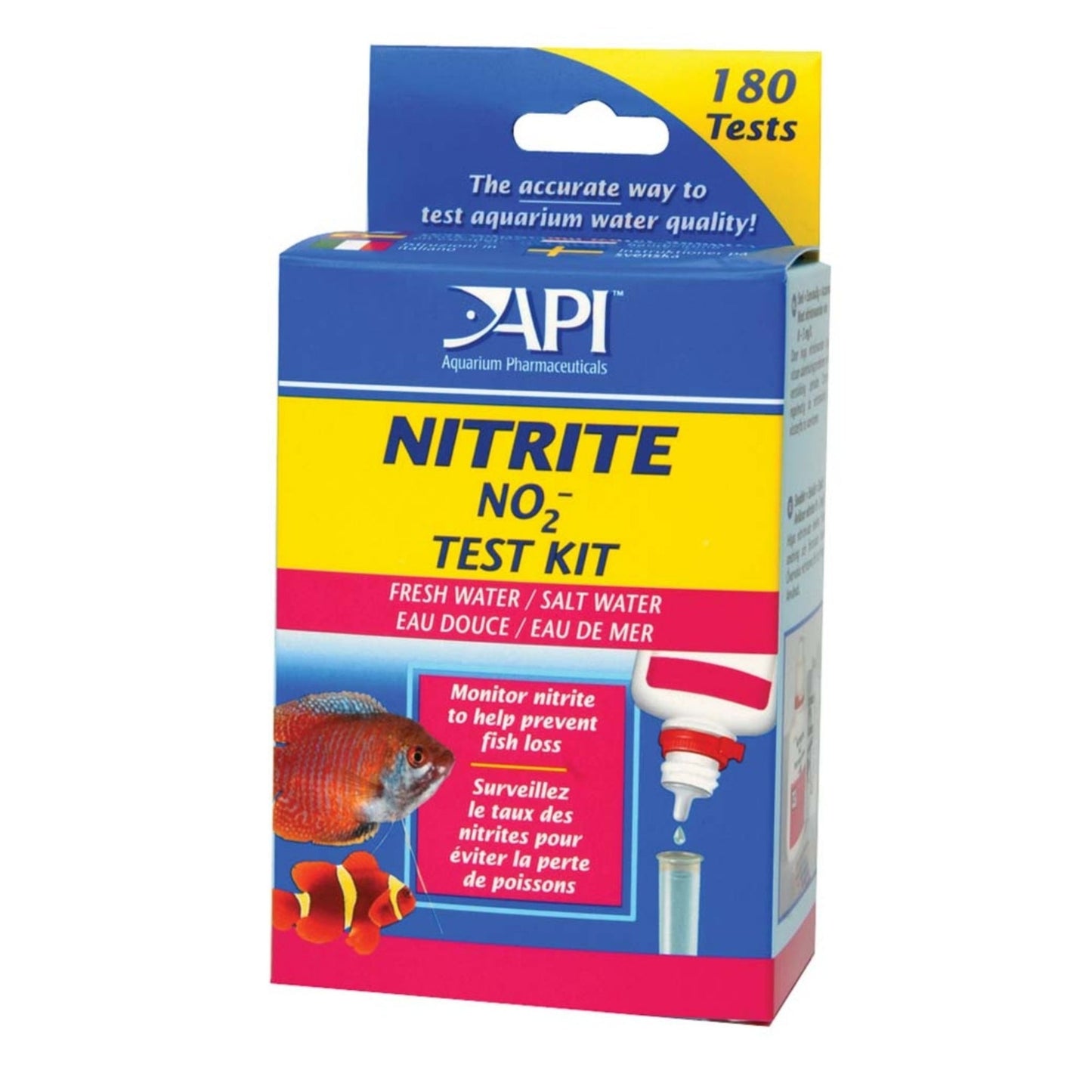 API Nitrite Test Kit for Freshwater and Saltwater Aquarium 1ea - Pets Perfect