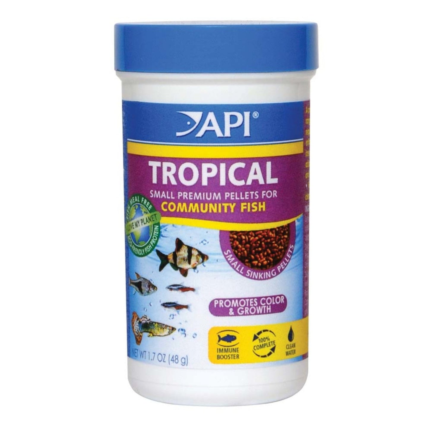 API Tropical Premium Flakes Fish Food 1ea/0.36 oz. - Pets Perfect