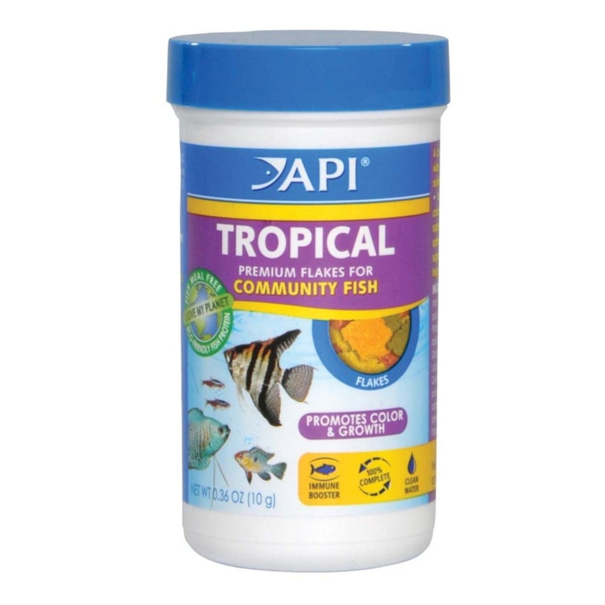 API Tropical Premium Pellets Fish Food 1ea/1.7 oz, Mini - Pets Perfect