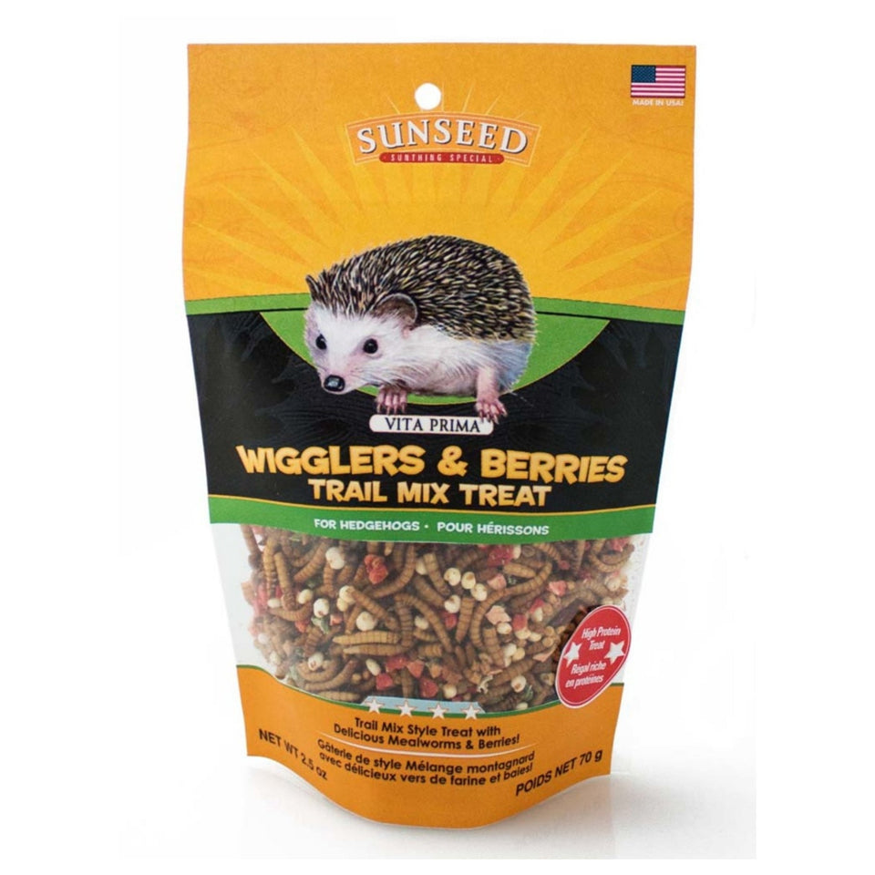 Sun Seed Vita Prima Wigglers and Berries Trail Mix Hedgehog Treat 1ea/2.5 oz.