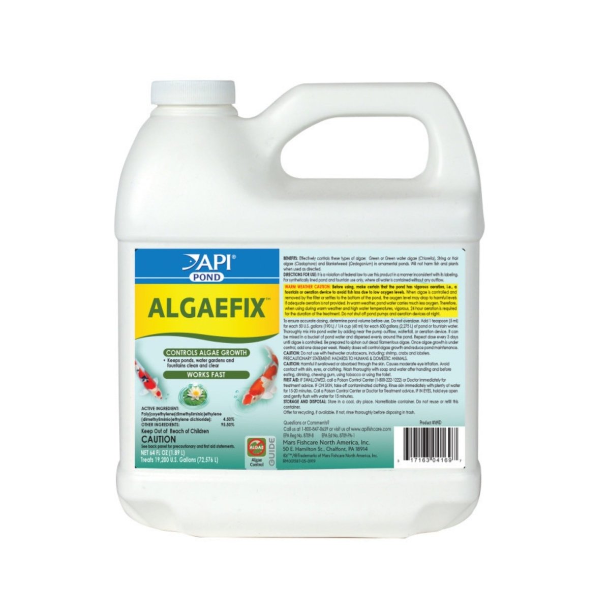API Pond AlgaeFix Algae Control Solution 1ea/64 fl oz. - Pets Perfect