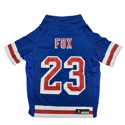 Adam Fox Dog Jersey - New York Rangers (NHLPA), LG/1