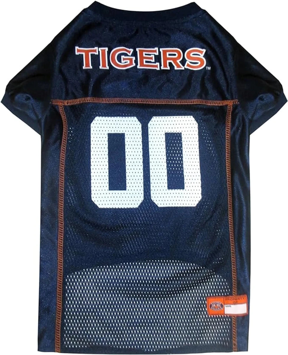 Pets First Auburn Tigers NCAA Mesh Dog Jersey, 3 XL/1