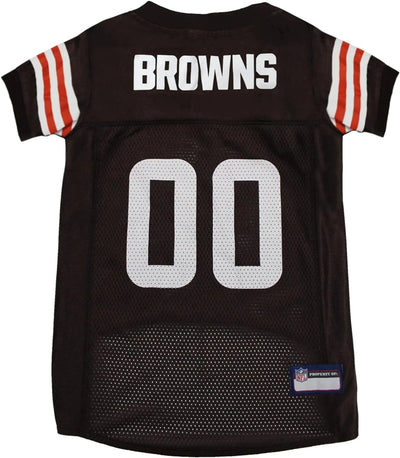 Cleveland Browns Dog Jersey - NFL Mesh Pet Jersey by Pets First, LG/1