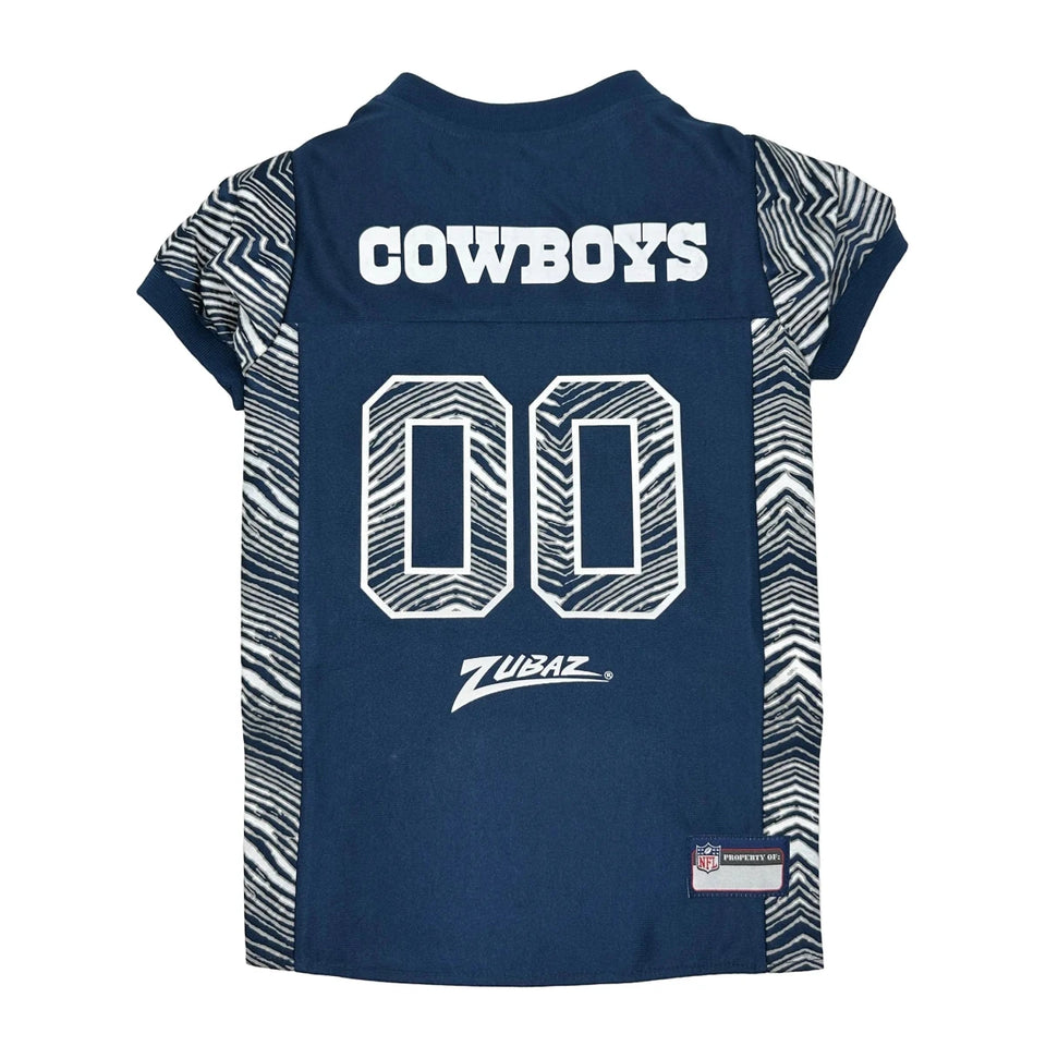 Dallas Cowboys NFL Zubaz Dog Jersey, LG/1