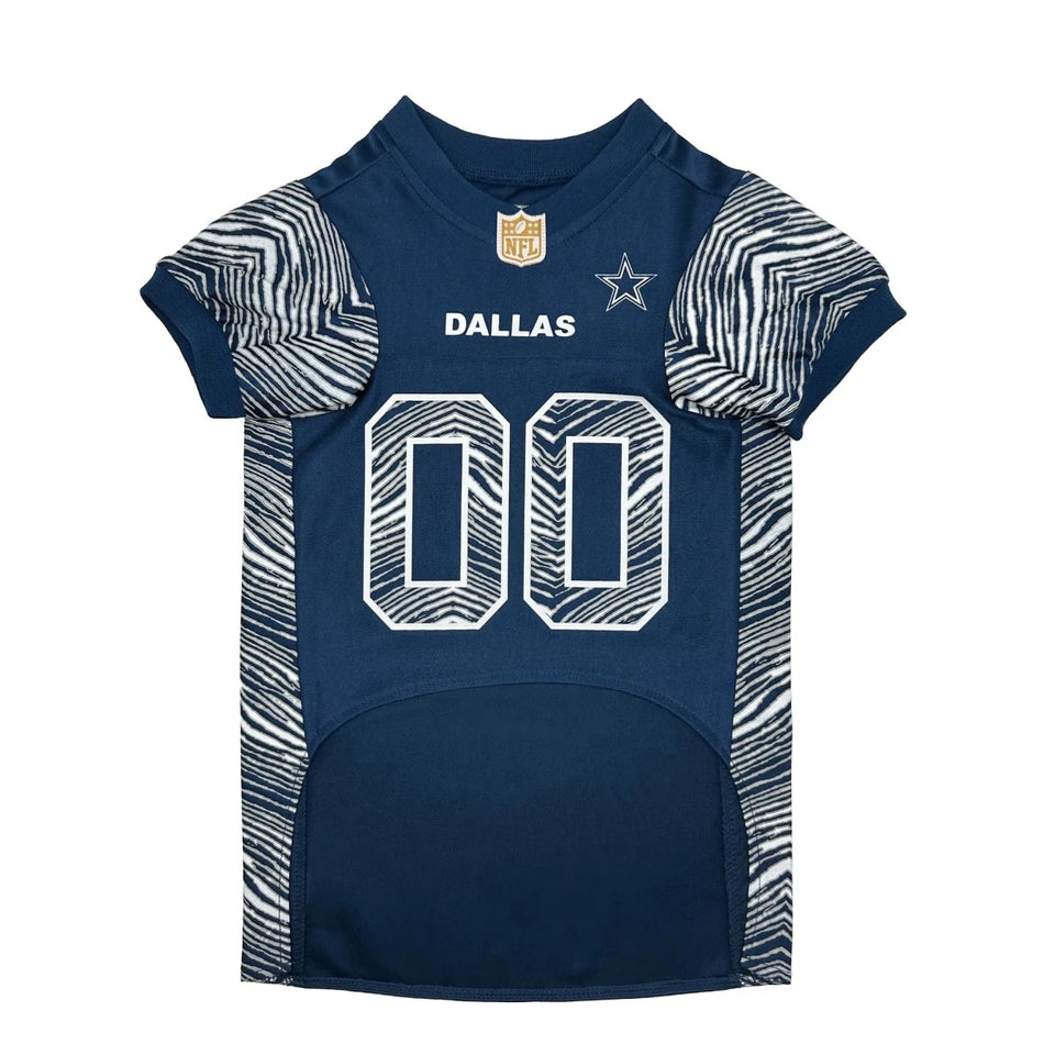 Dallas Cowboys NFL Zubaz Dog Jersey, XL/1, view 4