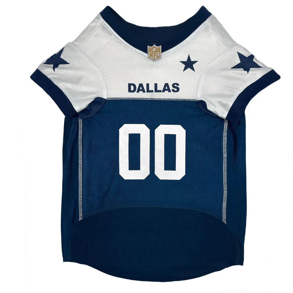 Pets First Dallas Cowboys NFL Throwback Mesh Dog Jersey, XL/1, view 4