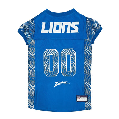 Detroit Lions NFL Zubaz Dog Jersey, LG/1