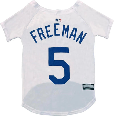 Freddie Freeman Dog Jersey - LA Dodgers by Pets First, LG/1